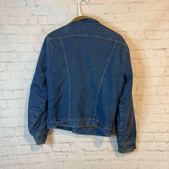 Wrangler Blue and Tan Lightweight Shirt Jacket - Picture 5 of 6